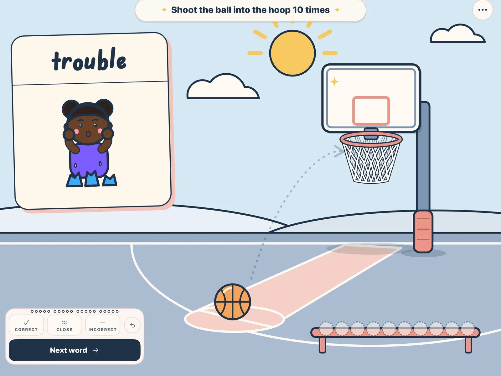 Basketball, one of the games